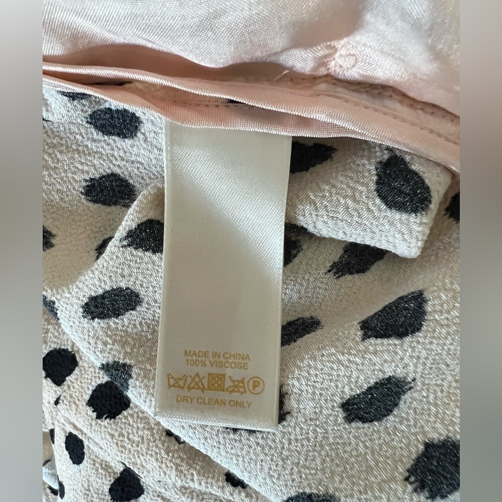 Kate Spade New York Leopard Dot Crepe Romper  Size 12 - Picture 14 of 15